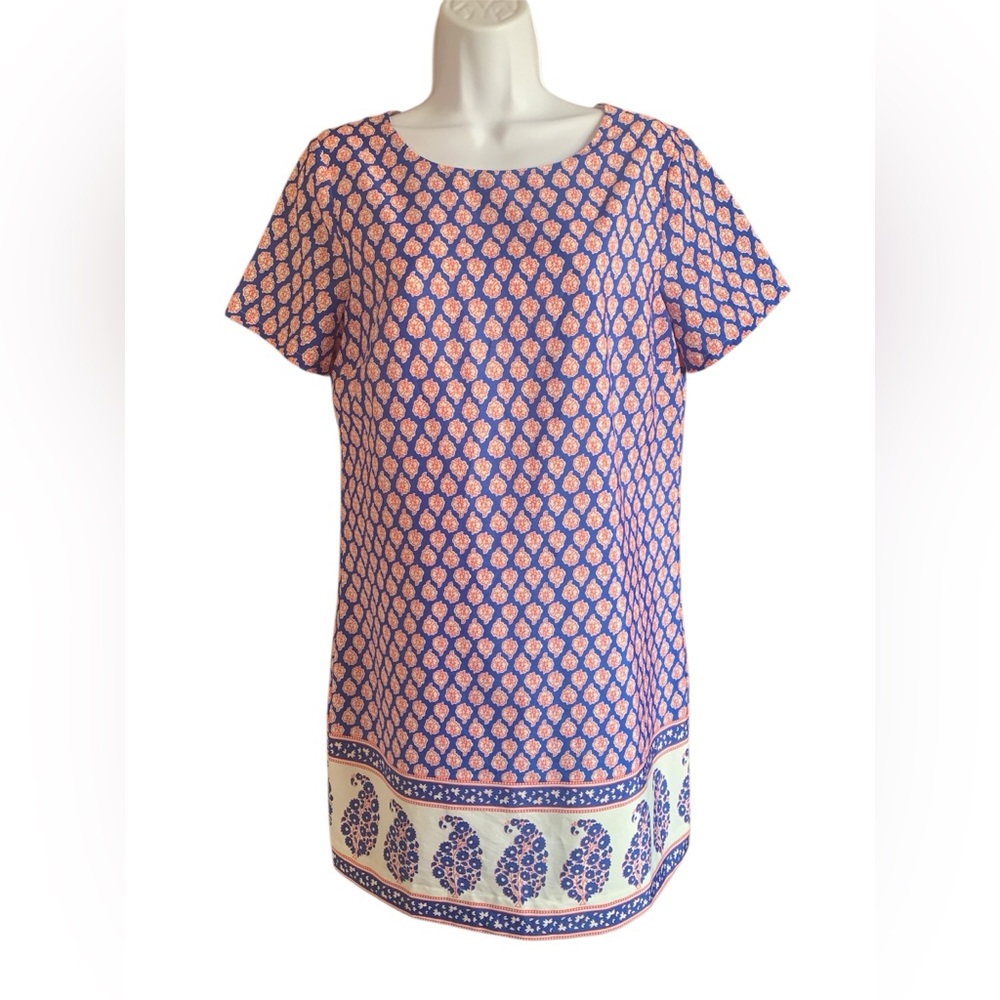 J. Crew Vibrant Gallery Shift Dress Size 6